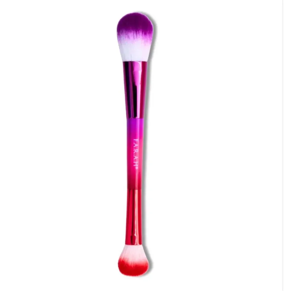F.A.R.A.H. Blush & Highlight, Shade & Blend Set of 2 Makeuo Brush Set, MSRP $34